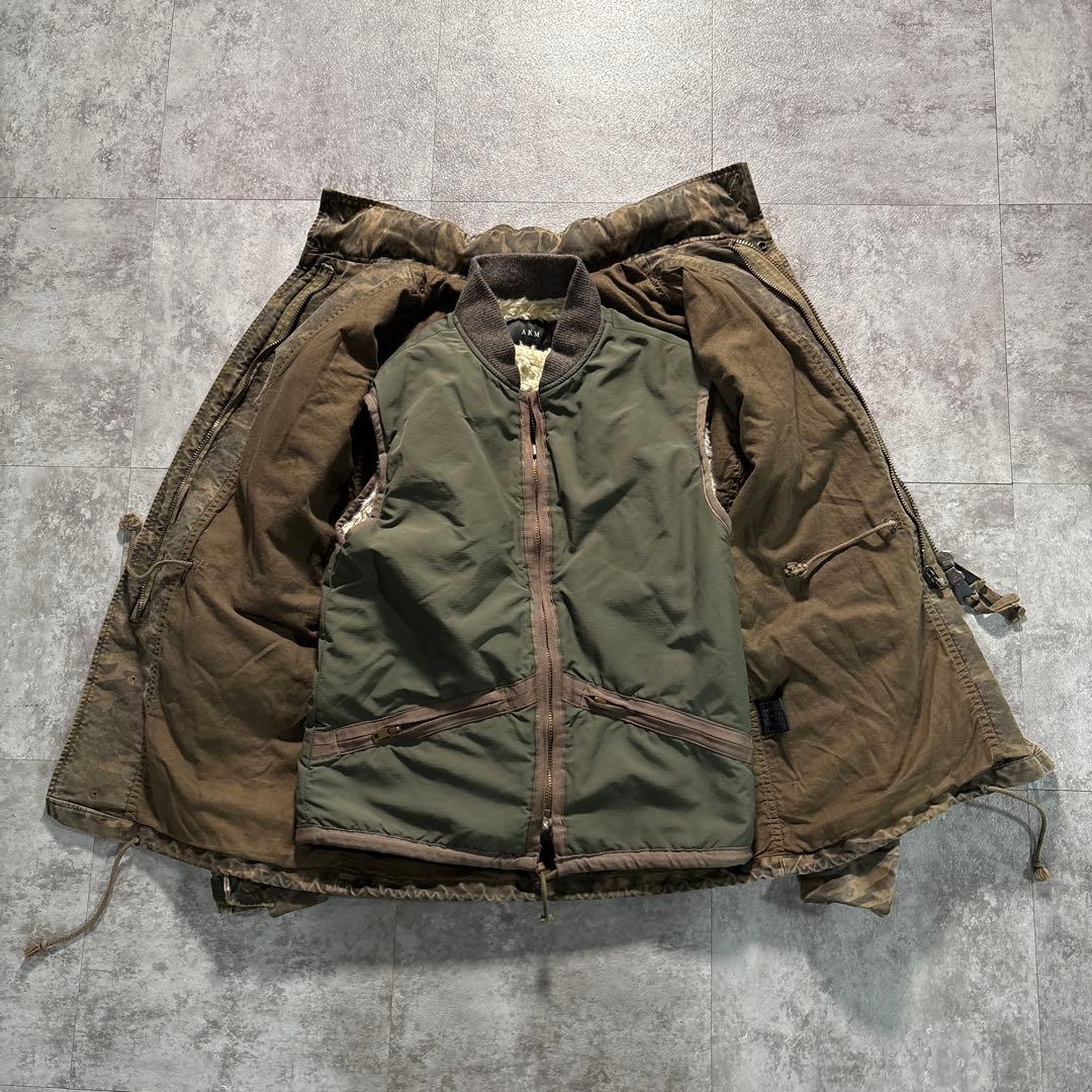 AKM COLD WEATHER jacket ライナー付き　M カモ柄m-65