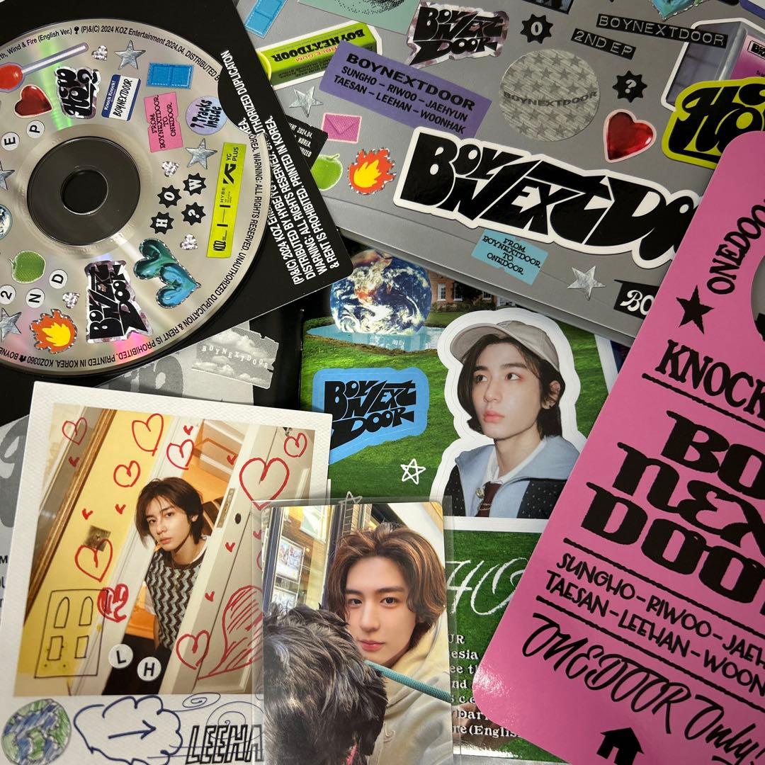 BOYNEXTDOOR HOW? Sticker ver. 6枚セット