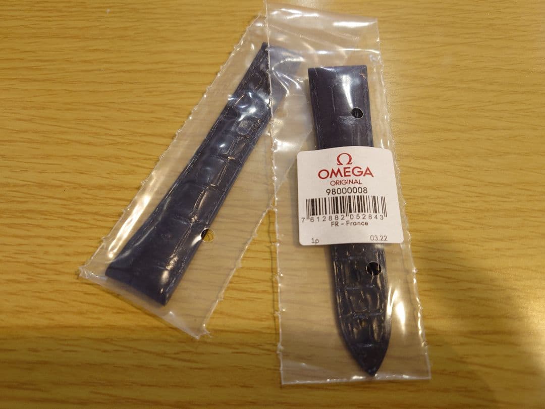 【最終価格】新品 定価61600円 OMEGA 純正品 アリゲーター オメガ