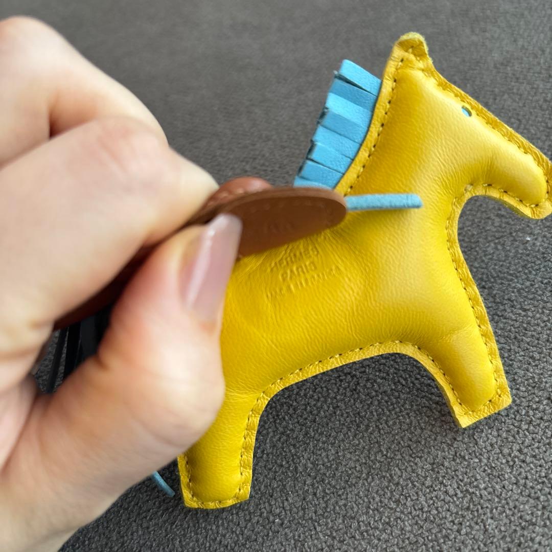 HERMES エルメロス　ロデオ　PM D刻印　ジョーヌナプル/セレスト