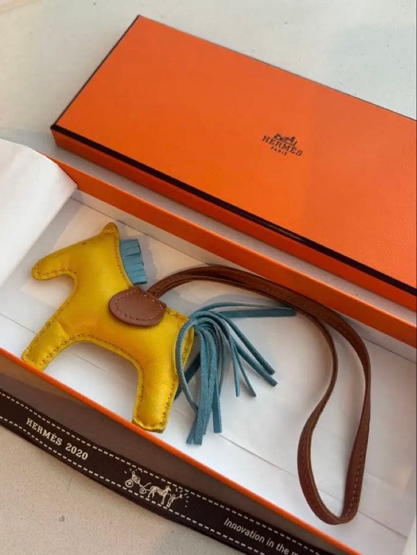 HERMES エルメロス　ロデオ　PM D刻印　ジョーヌナプル/セレスト