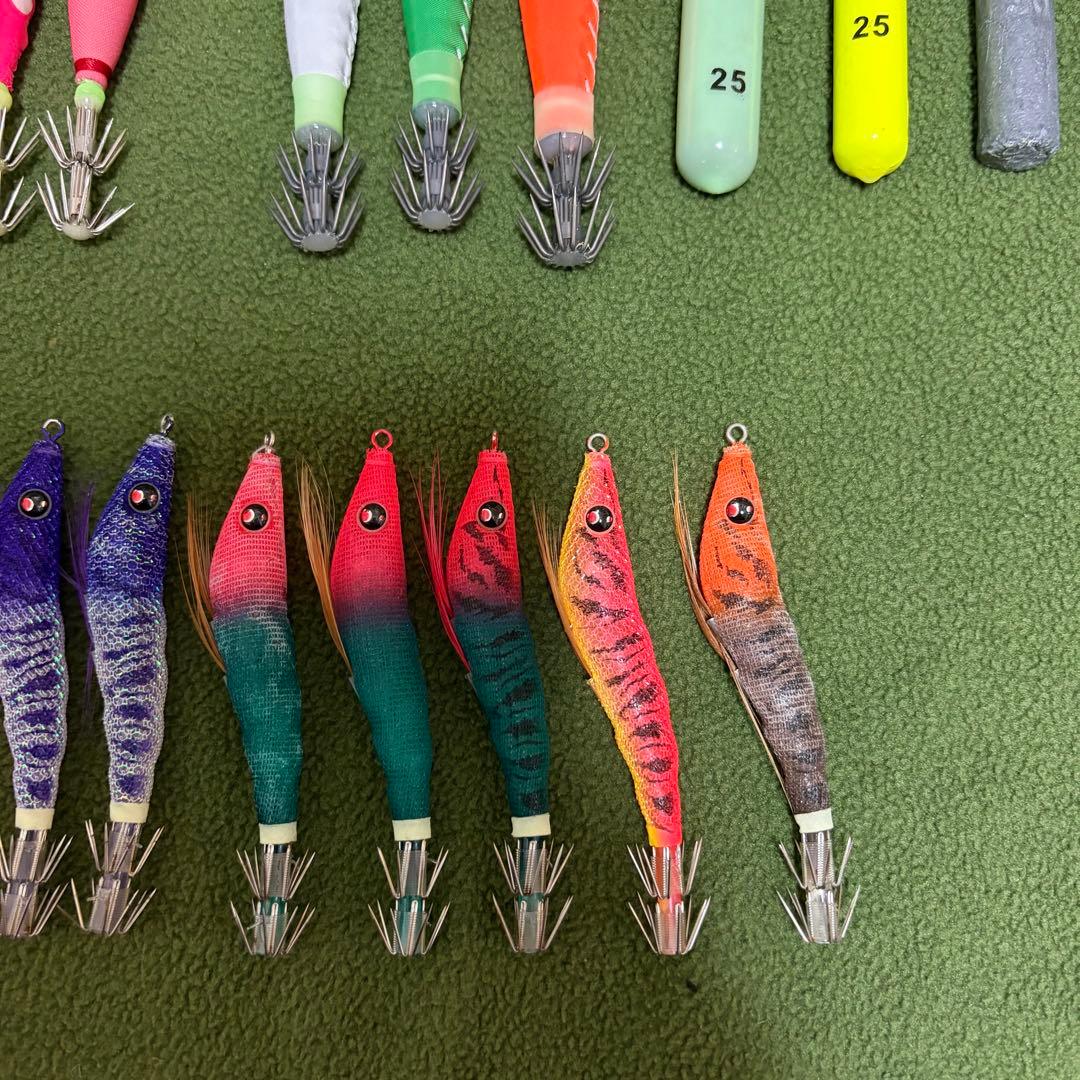 イカメタル引退セット まとめ売り コロコロスッテ、デュエル　イージースリム80㎜