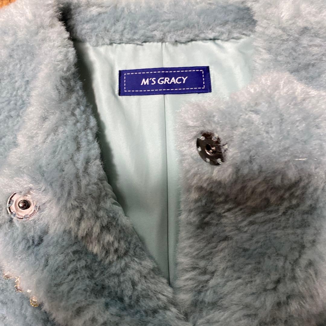 最終値下げM'sグレイシー　ファーコート　40