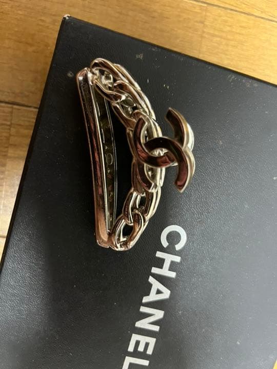 CHANEL ヴィンテージ シルバー バレッタ