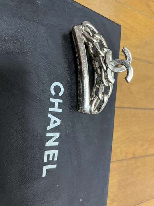 CHANEL ヴィンテージ シルバー バレッタ
