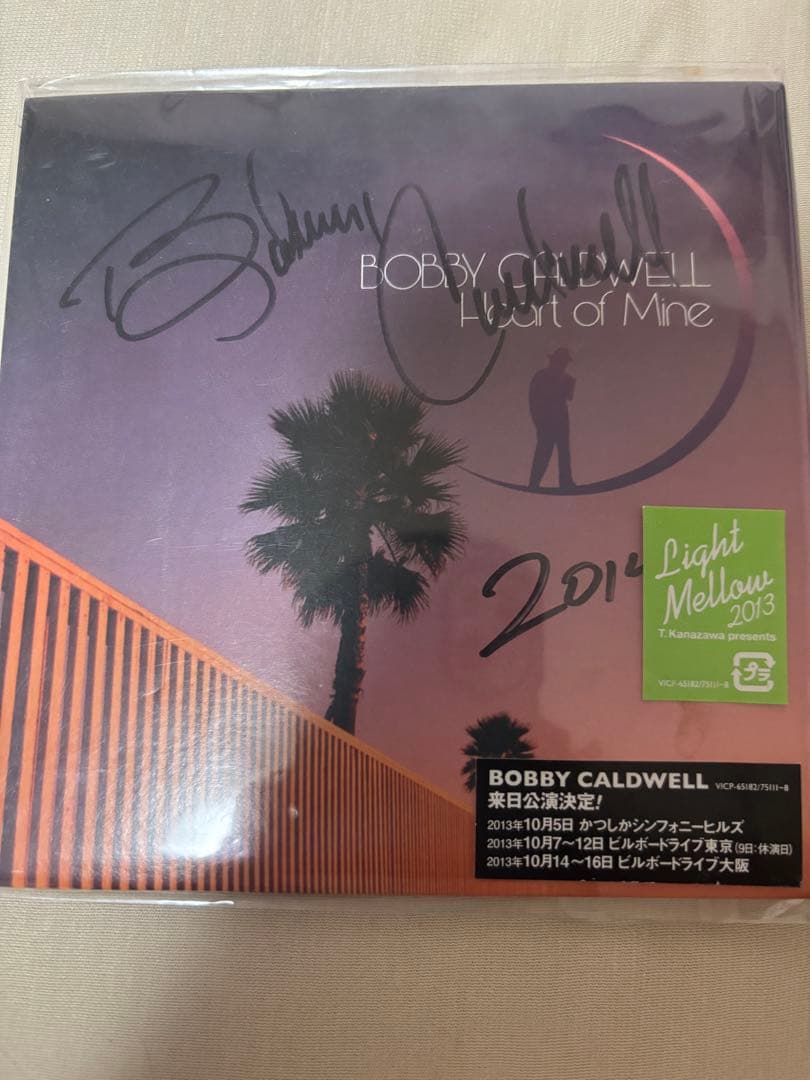 【美品】Bobby Caldwell Heart of Mine サイン入り