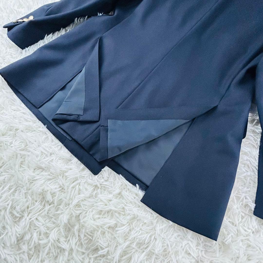 美品　バーバリー Burberryrs ダブルジャケット　紺ブレ　金ボタン