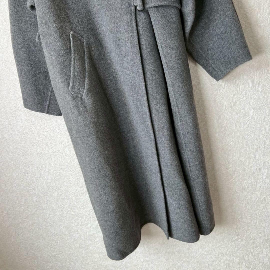 定価7万 LOHEN ロングタロッケンリバーコート グレー