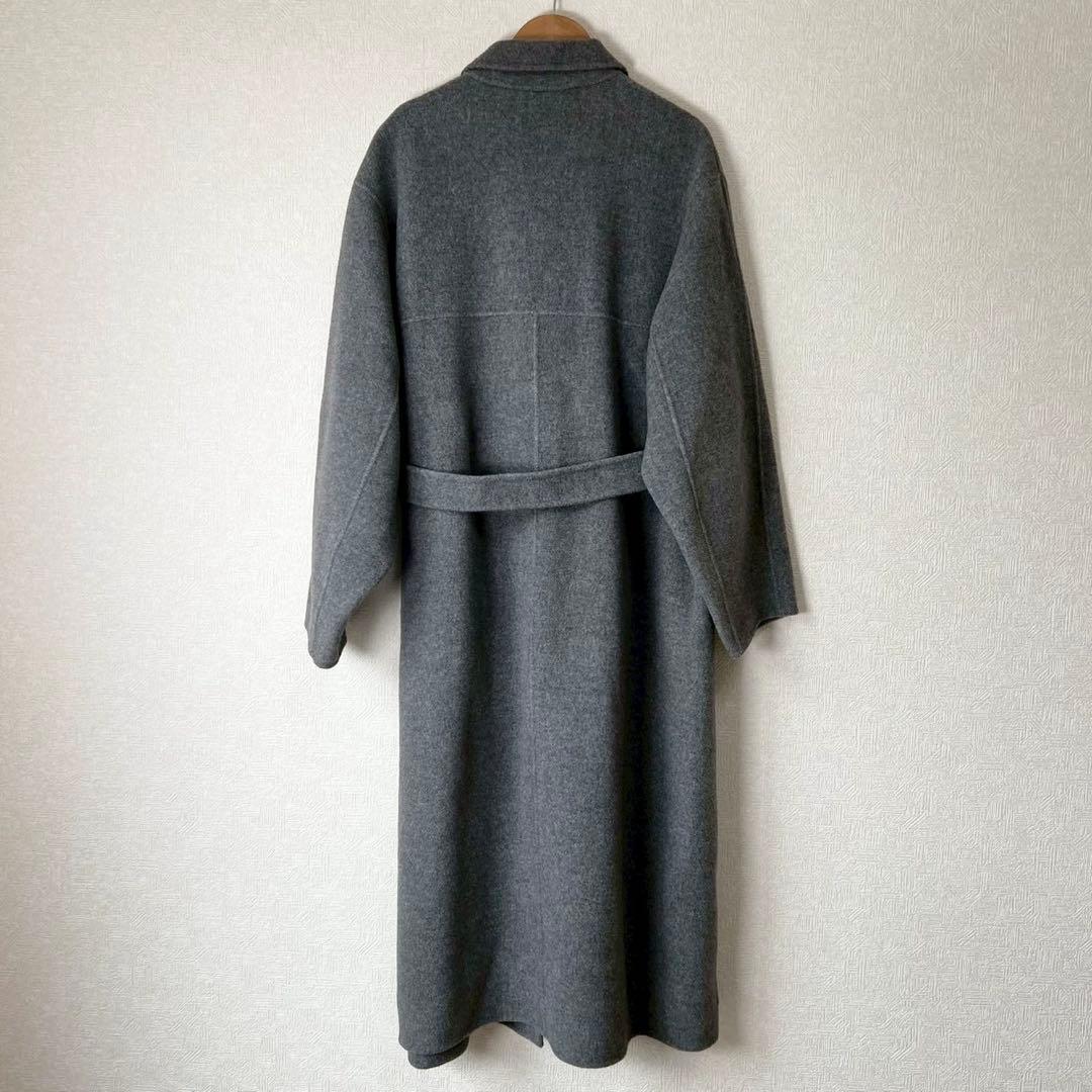 定価7万 LOHEN ロングタロッケンリバーコート グレー
