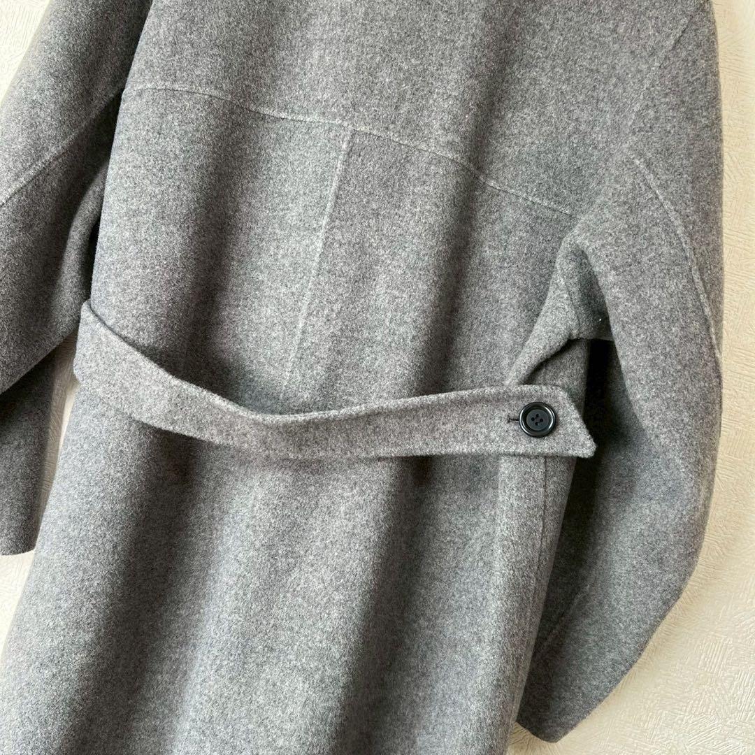 定価7万 LOHEN ロングタロッケンリバーコート グレー