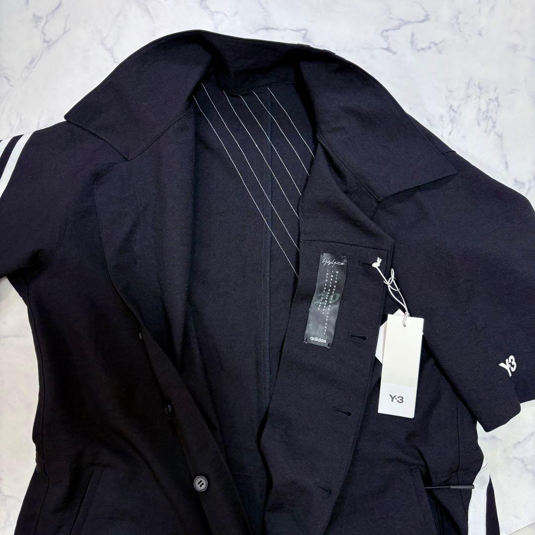 未使用タグ付 Y-3 W CH1 ジャンプスーツ M 黒 山本耀司 アディダス