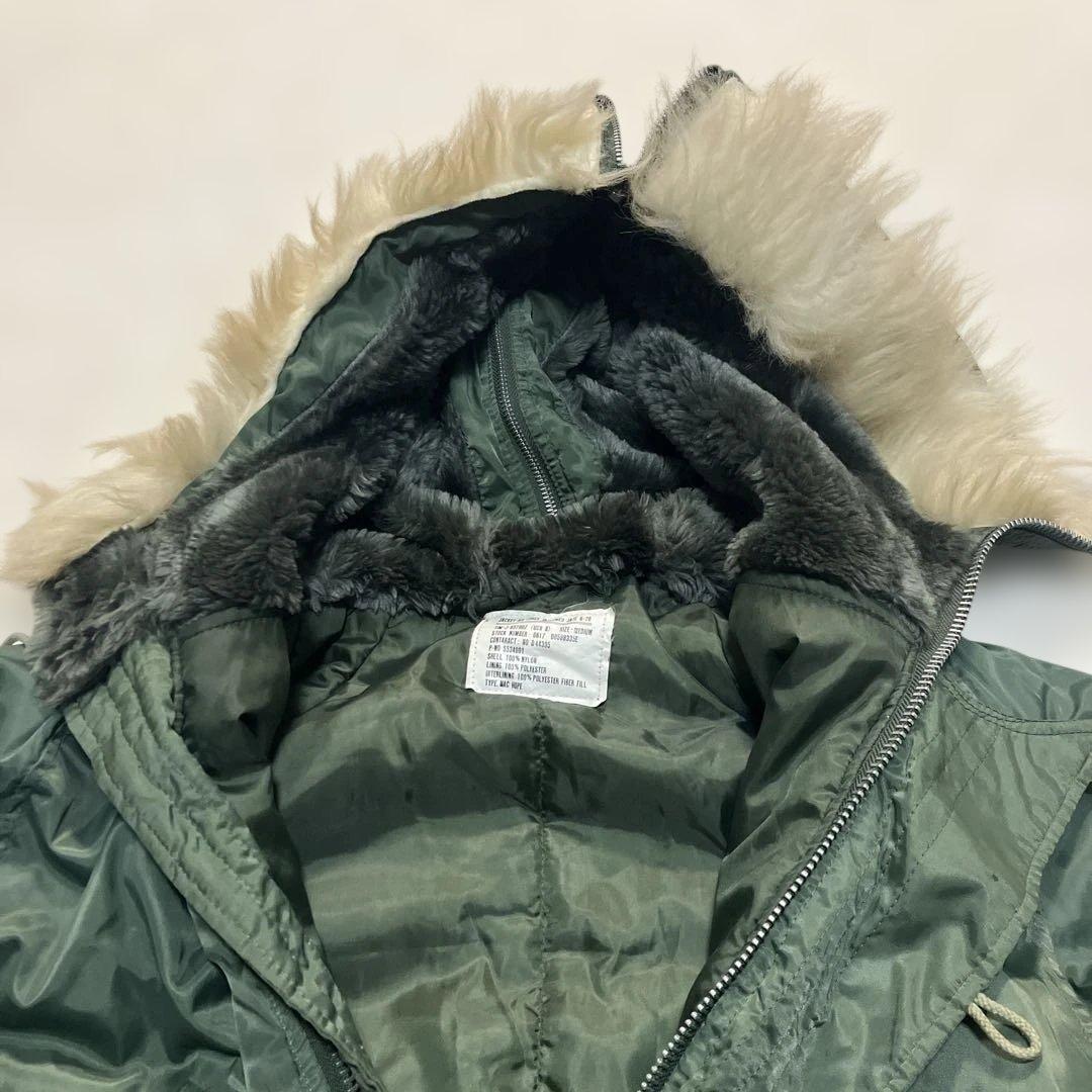 人気商品 90sN-2B 短丈 オリーブ フライトジャケット　USエアフォース