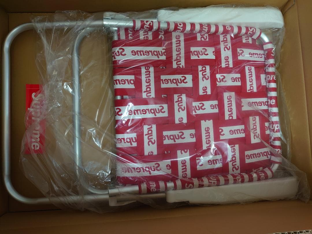 Supreme LAWN CHAIR RED シュプリーム　パイプ椅子