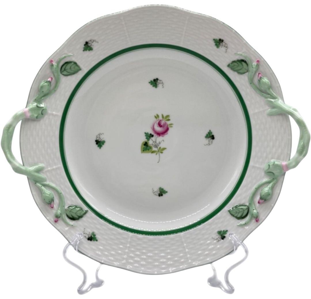 【新品】ヘレンド ウィーンの薔薇ケーキ皿