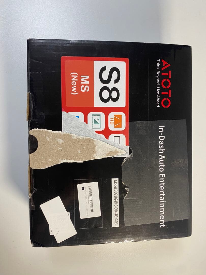 ATOTO S8MS 2DIN 内蔵4GLTE 8-Core 4G+