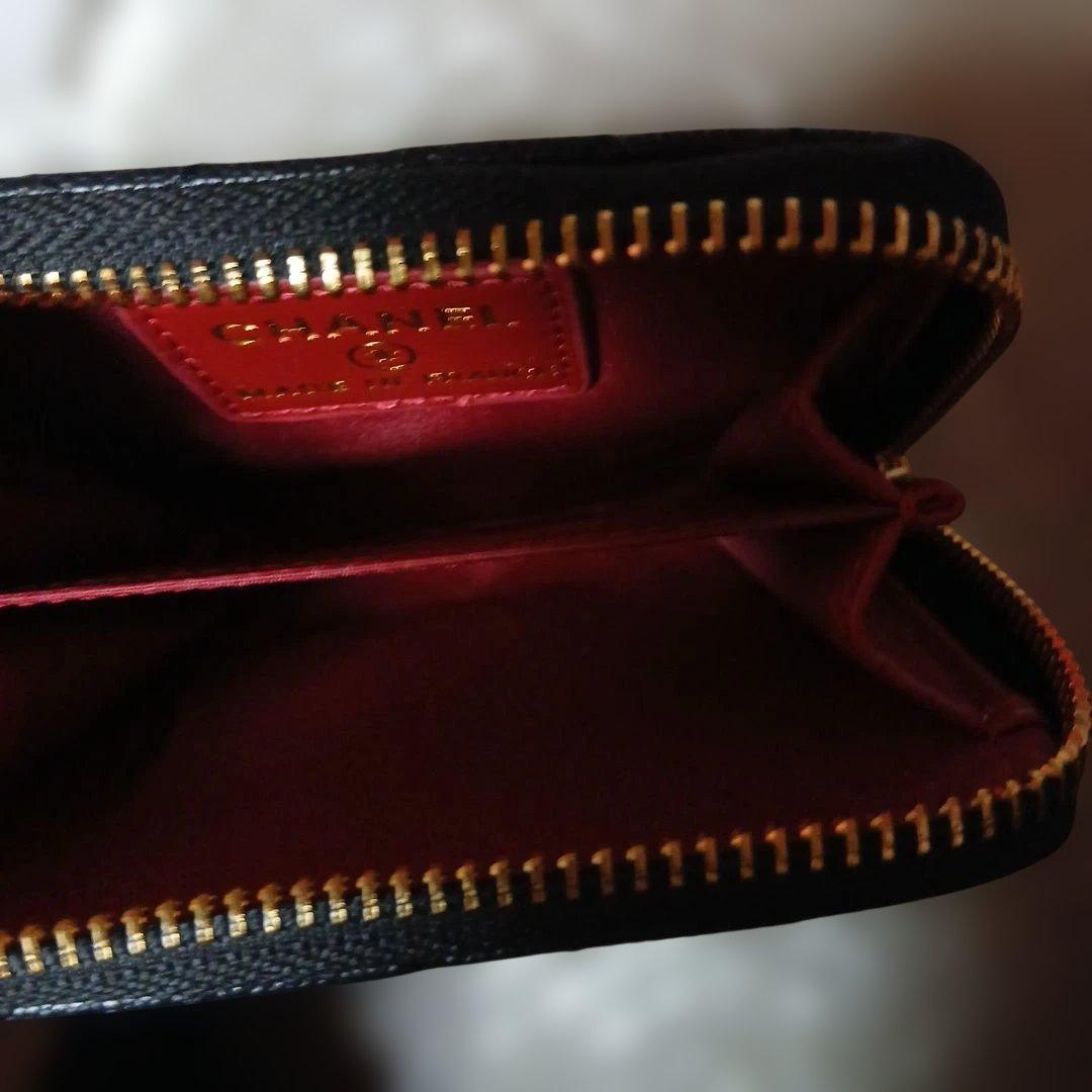 新品未使用　CHANEL ブラック キルティング ケース　カードケース