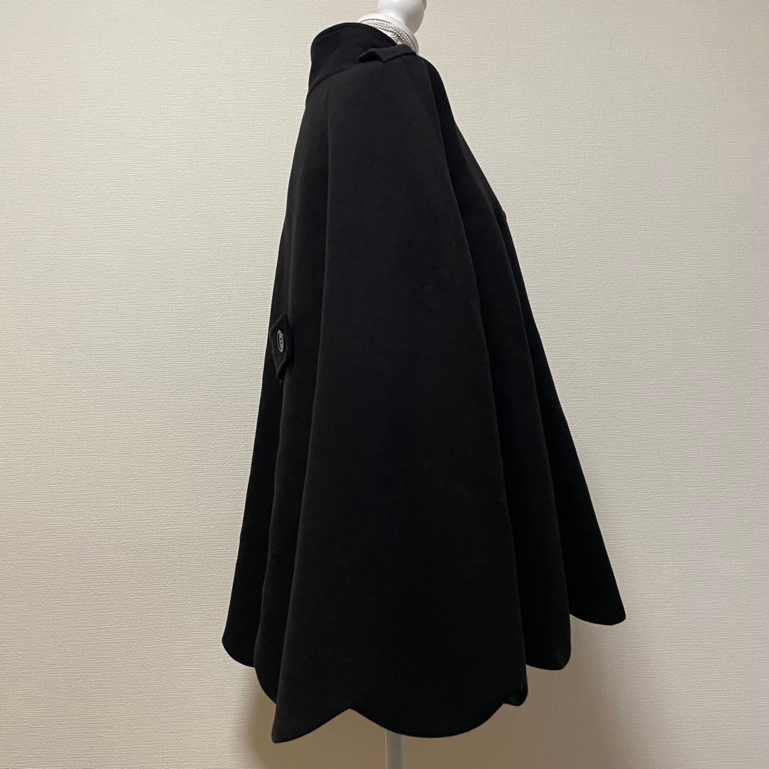 定価2.6万円 Bibiy　MELINDA CAPE ポンチョ　コート　ブラック