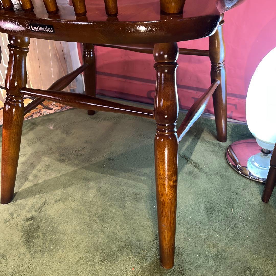 ゆゆゆゆカリモクヴィンテージ スピンドルチェア　コロニアル ウィンザー