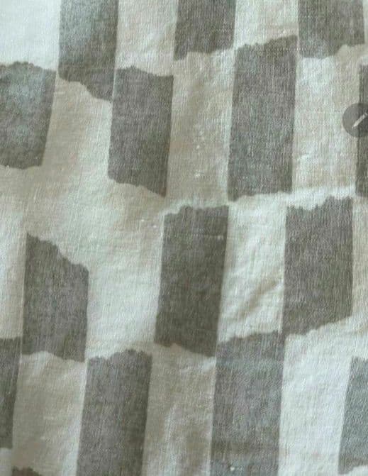 ホワイトグレー チェック柄 ロングコート