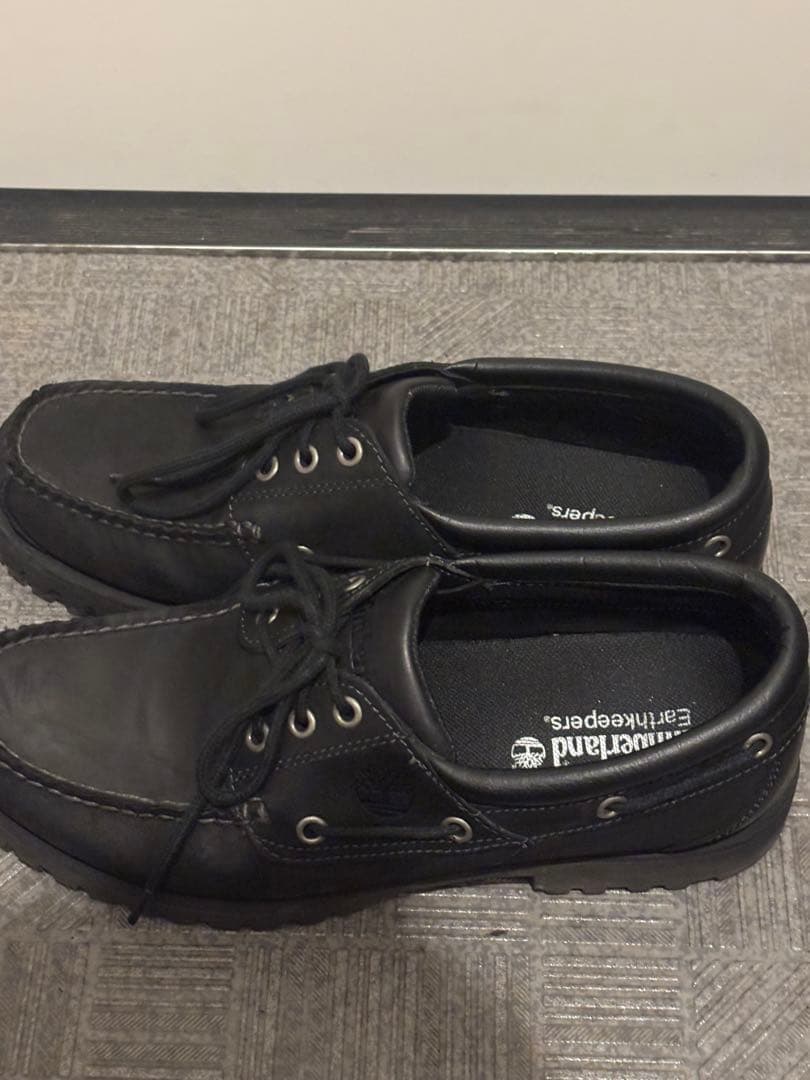 定番人気Timberland3-EyeClassic Lug ブラック モカシン