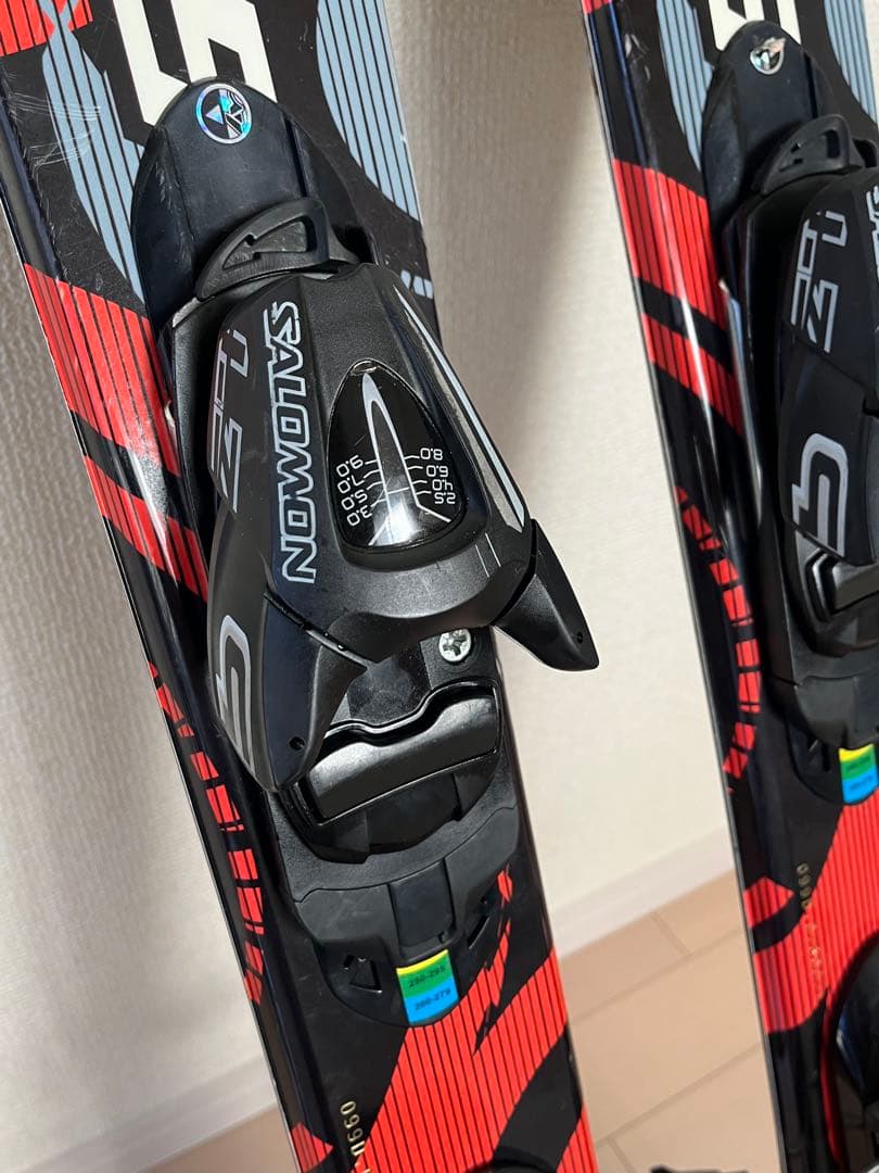 ショートスキー Swallow E-99 赤/黒 99cm