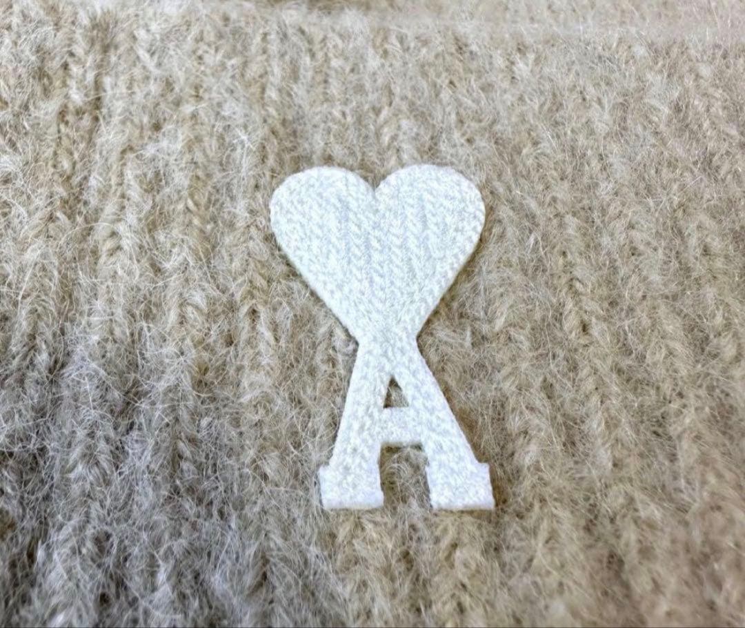 お*ゆ様 【超美品】AMIPARISアルパカブレンドニットビーニー