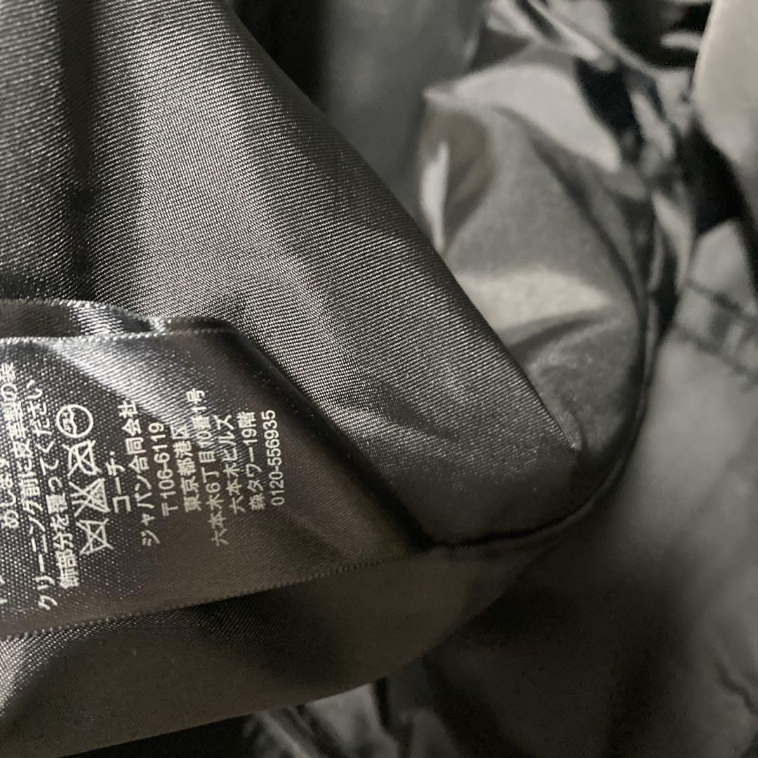 上美品 COACH コーチ ウール Pコート ビジネスコート