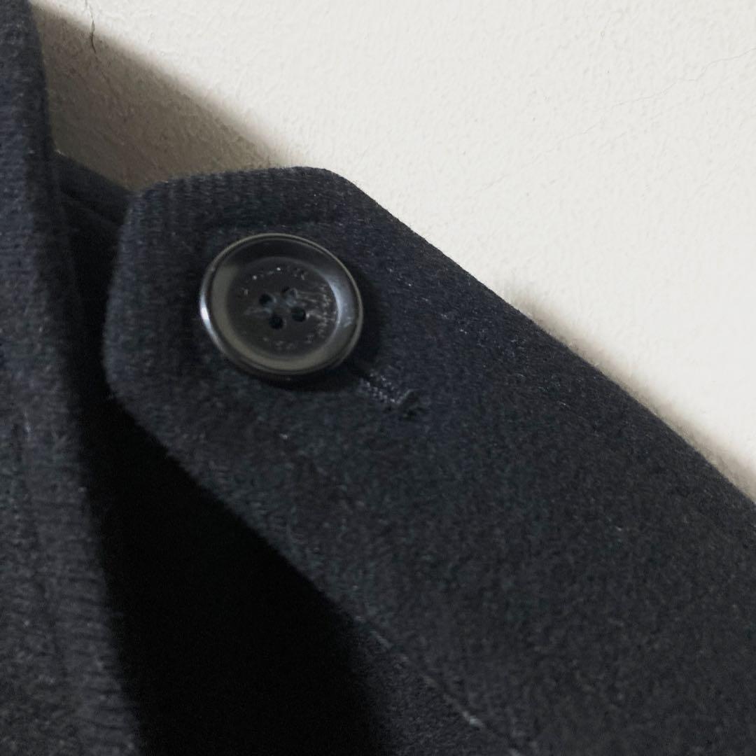 上美品 COACH コーチ ウール Pコート ビジネスコート