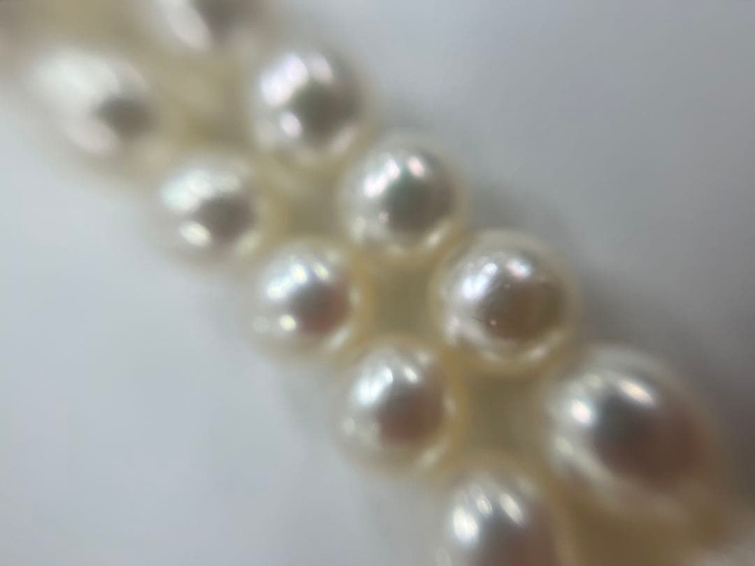 本真珠 二連パールネックレス 二重ネックレス 専用ケース付き