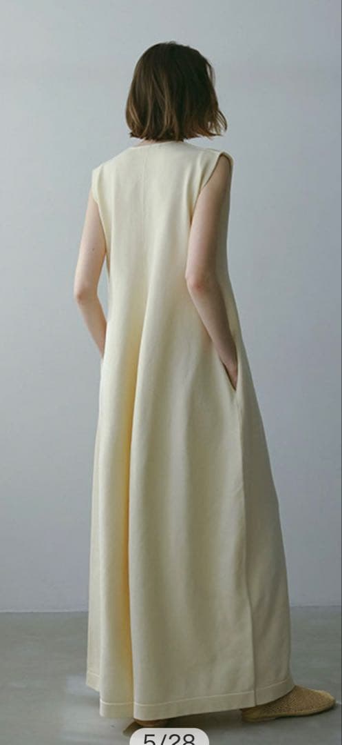 ETRE TOKYO フロントボタンニットオールインワン