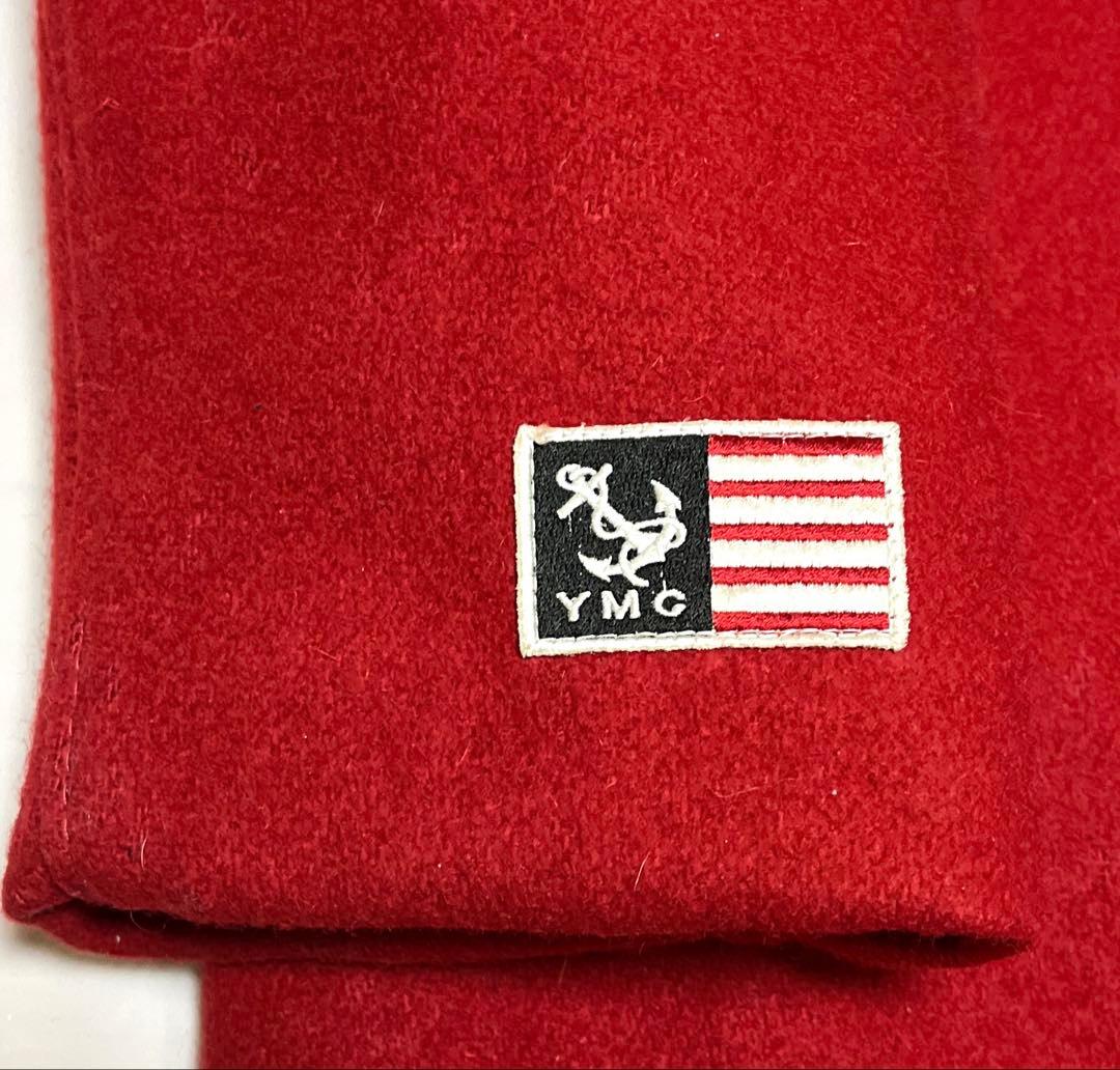 【美品】SCHOTT ピーコート　レッド　サイズ:LARGE(XL)