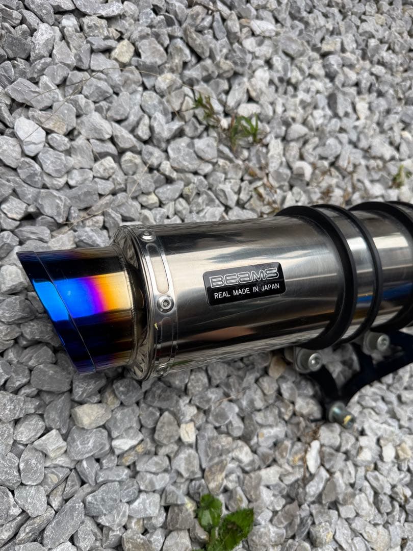 BEAMS マフラー マジェスティs SG52 チタンカラー