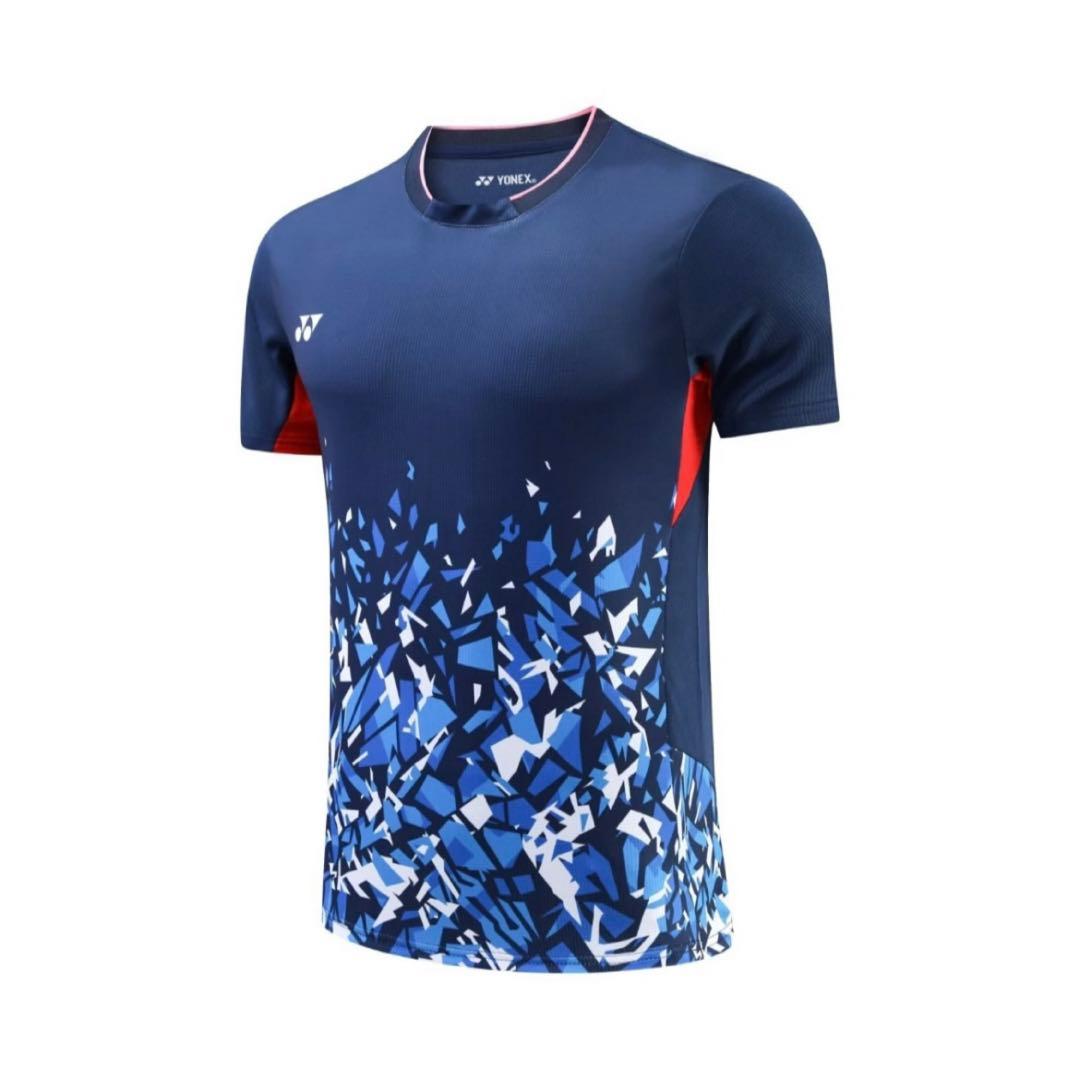 ヨネックス　YONEX バドミントン日本代表モデルゲームシャツ　新品　Lブルー