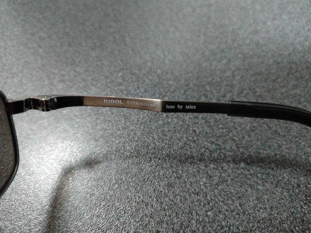 RIDOL TITANIUM talex 偏光サングラス チタンフレーム 度なし
