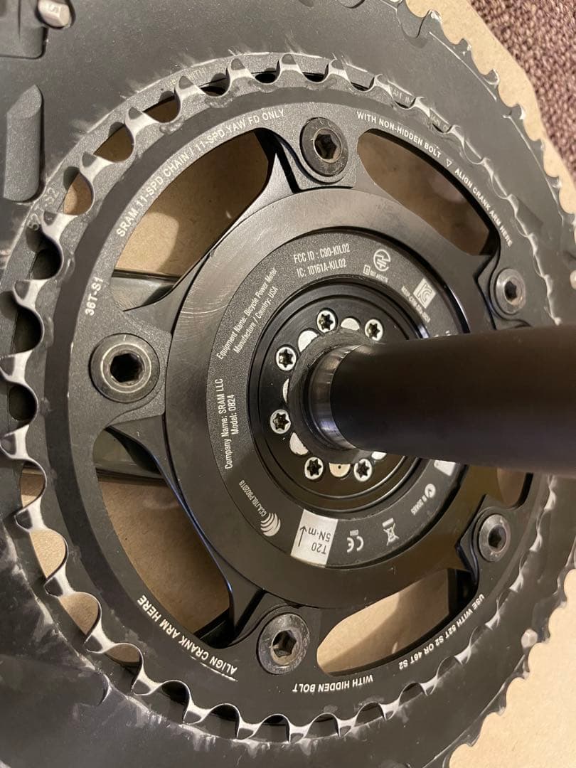 Quarq DZero × SRAM RED eTap クランクセット