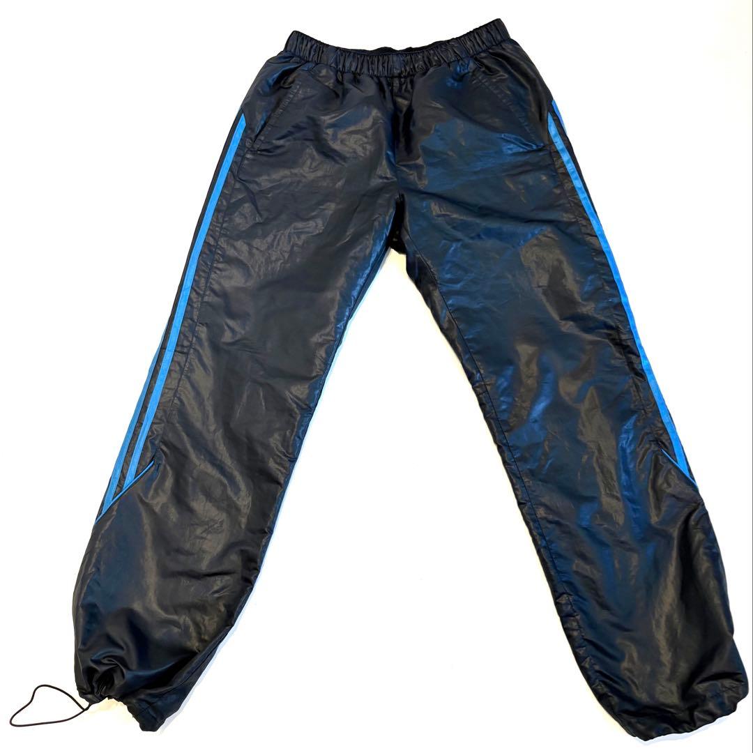 adidas アディダス clima365 トラックスーツ セットアップ黒青 L