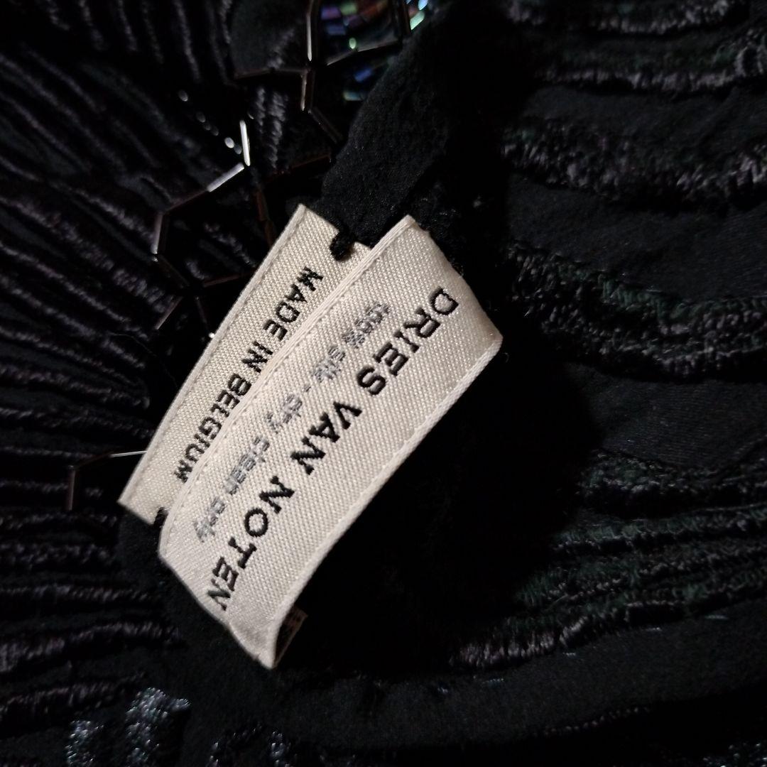 ドリスヴァンノッテン エンブロイダリーストール マフラー ショールシルク