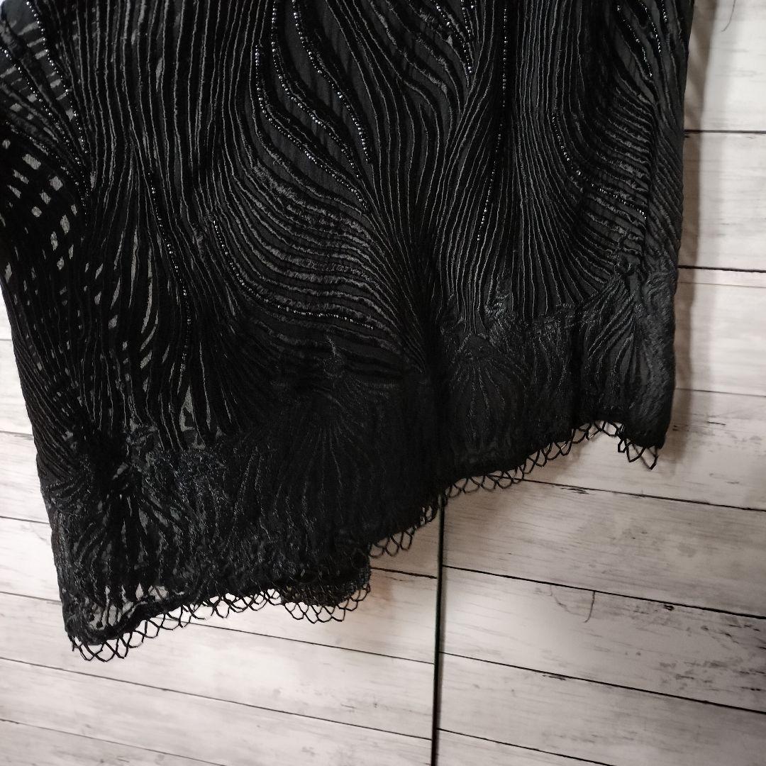 ドリスヴァンノッテン エンブロイダリーストール マフラー ショールシルク