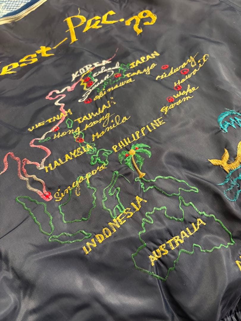 70s Korea jacket ツアー コリジャン スーベニア 韓国