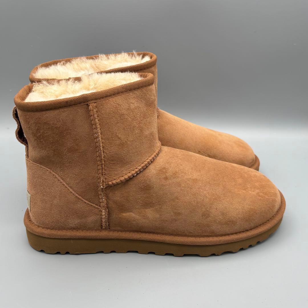 【新品訳あり】UGGクラシックミニⅡ ムートンブーツチェスナット26cm