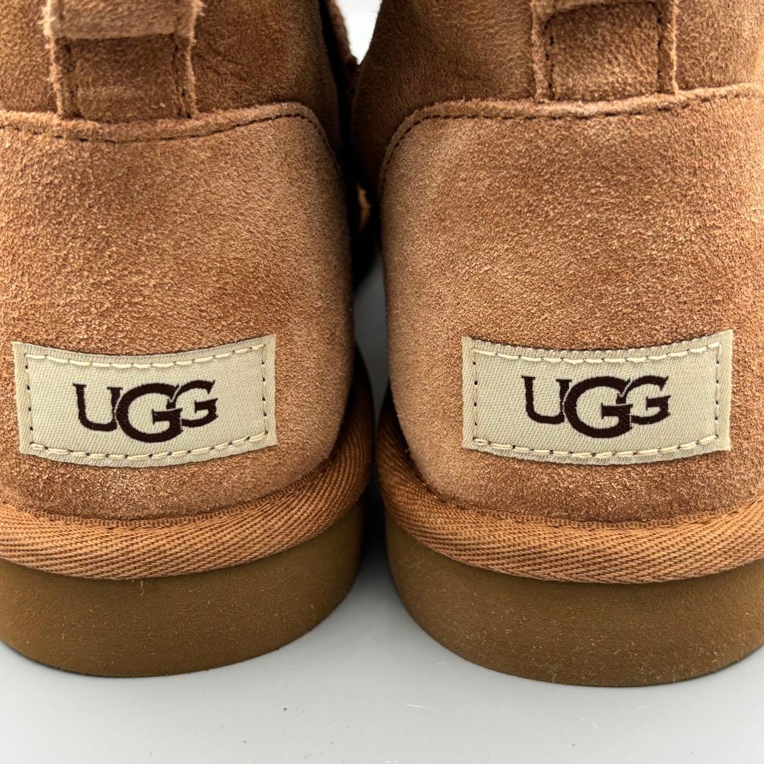 【新品訳あり】UGGクラシックミニⅡ ムートンブーツチェスナット26cm
