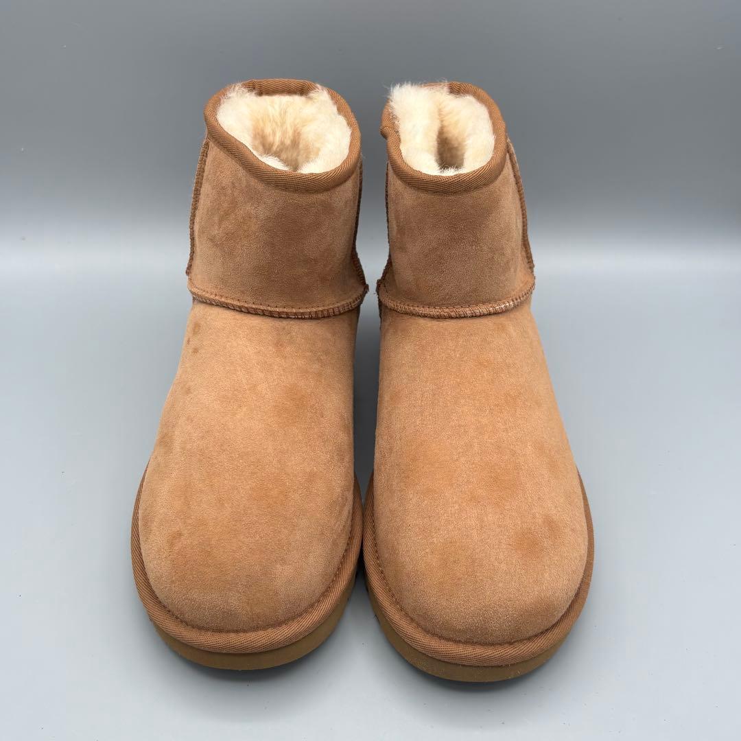 【新品訳あり】UGGクラシックミニⅡ ムートンブーツチェスナット26cm
