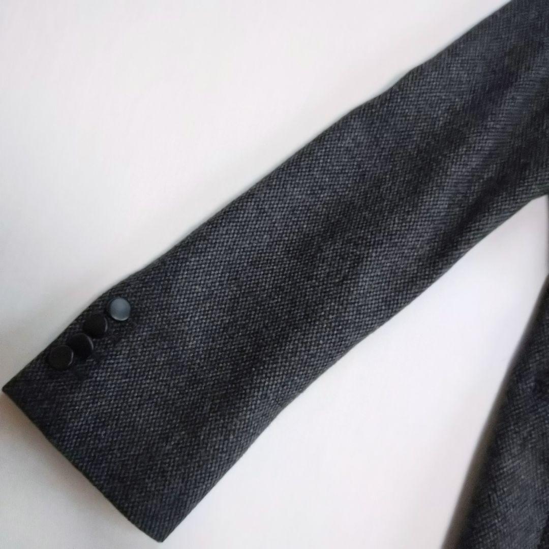 ポールスミスブラック　チェスターコート　カシミヤ混　L　１つボタン