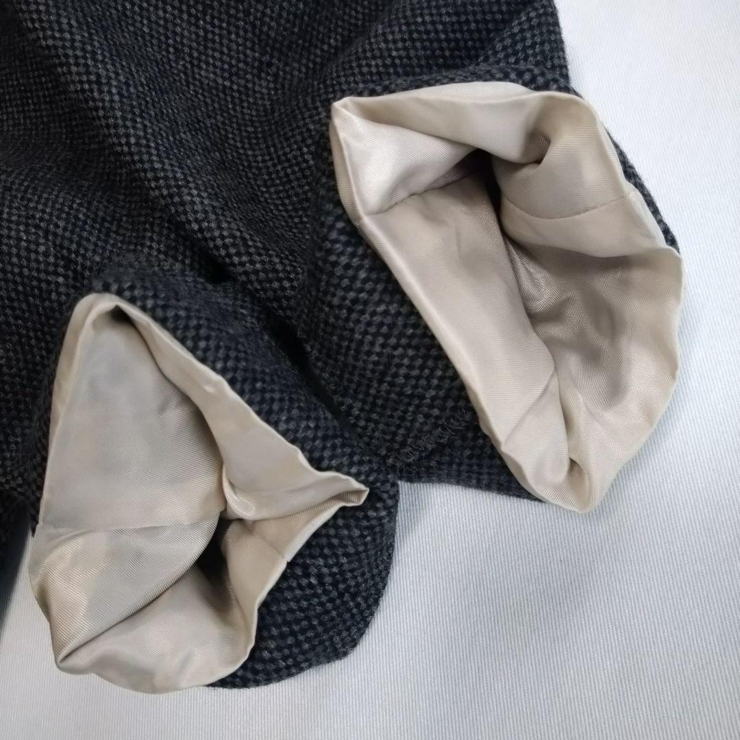 ポールスミスブラック　チェスターコート　カシミヤ混　L　１つボタン