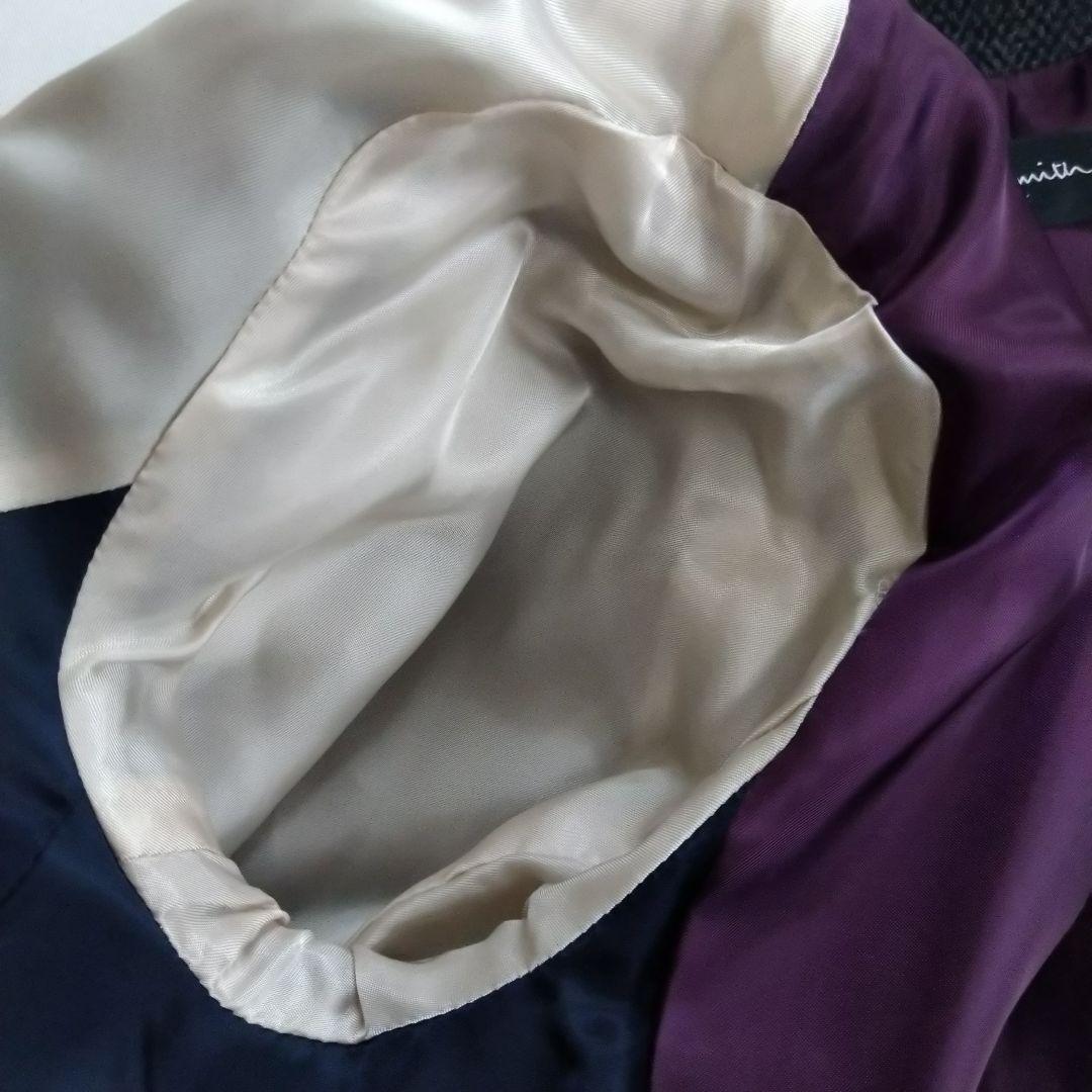 ポールスミスブラック　チェスターコート　カシミヤ混　L　１つボタン