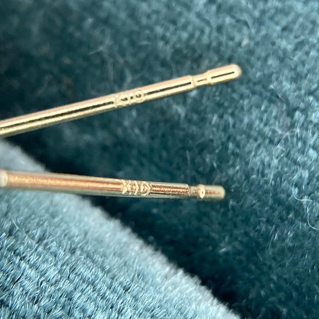 【新品未使用】k10 天然ロンドンブルートパーズ　サファイア　ピアス