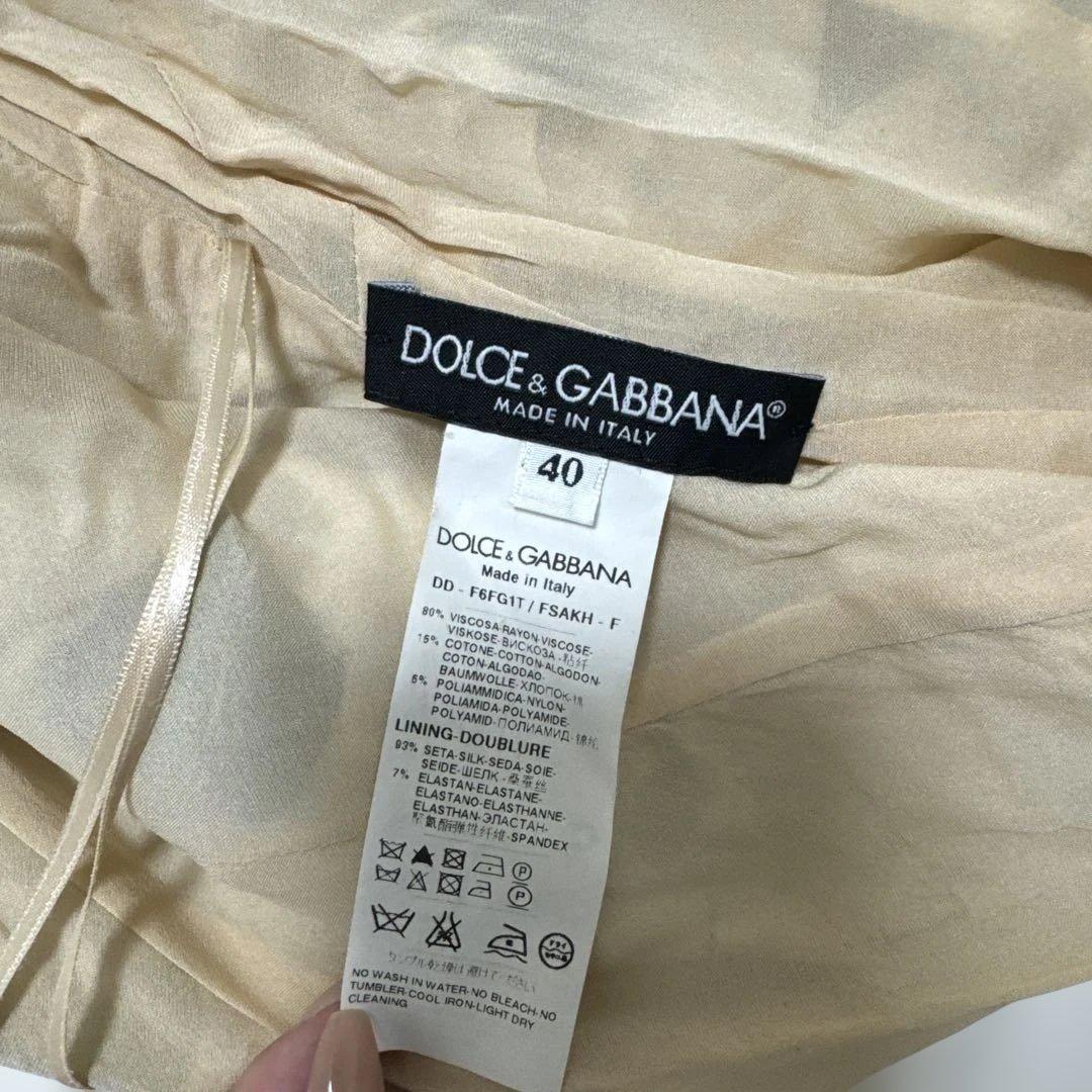 DOLCE&GABBANA ドルガバ　ワンピースドレス 花柄レース