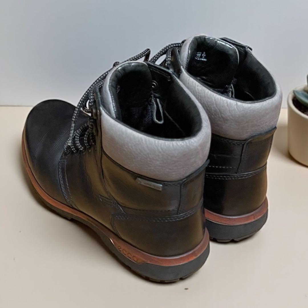 eccoブーツ GORETEX WHISTLER メンズ 本革 黒 40
