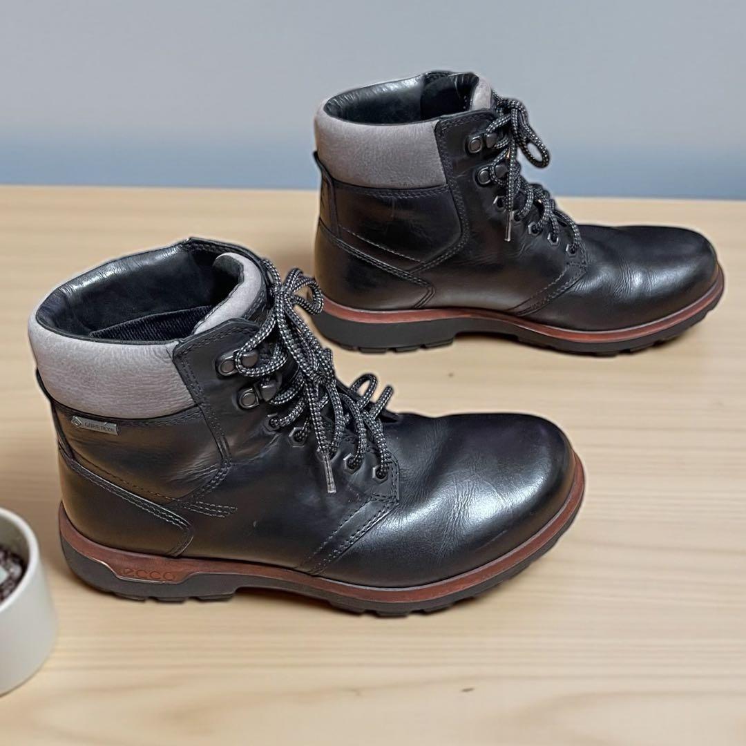 eccoブーツ GORETEX WHISTLER メンズ 本革 黒 40