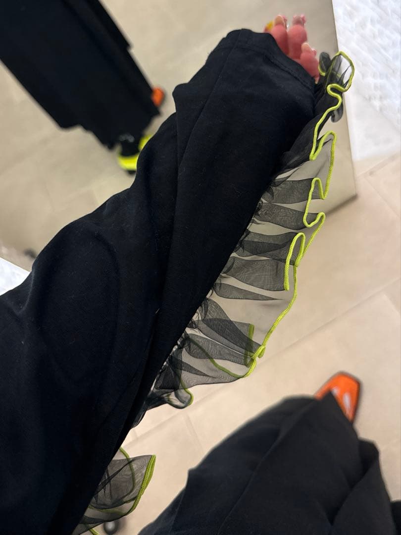 noir kei ninomiya ノワールケイニノミヤ　フリル　カットソー　M